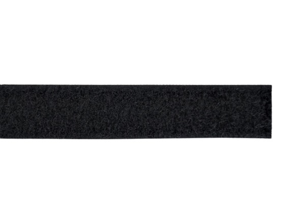 50mm Endlos-Klettverschluss selbstklebend Flauschband schwarz - Die  Stoffschwester