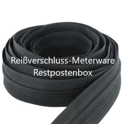 Bild von Restpostenbox 10mm Endlosreißverschluss - nur schwarz - 10m