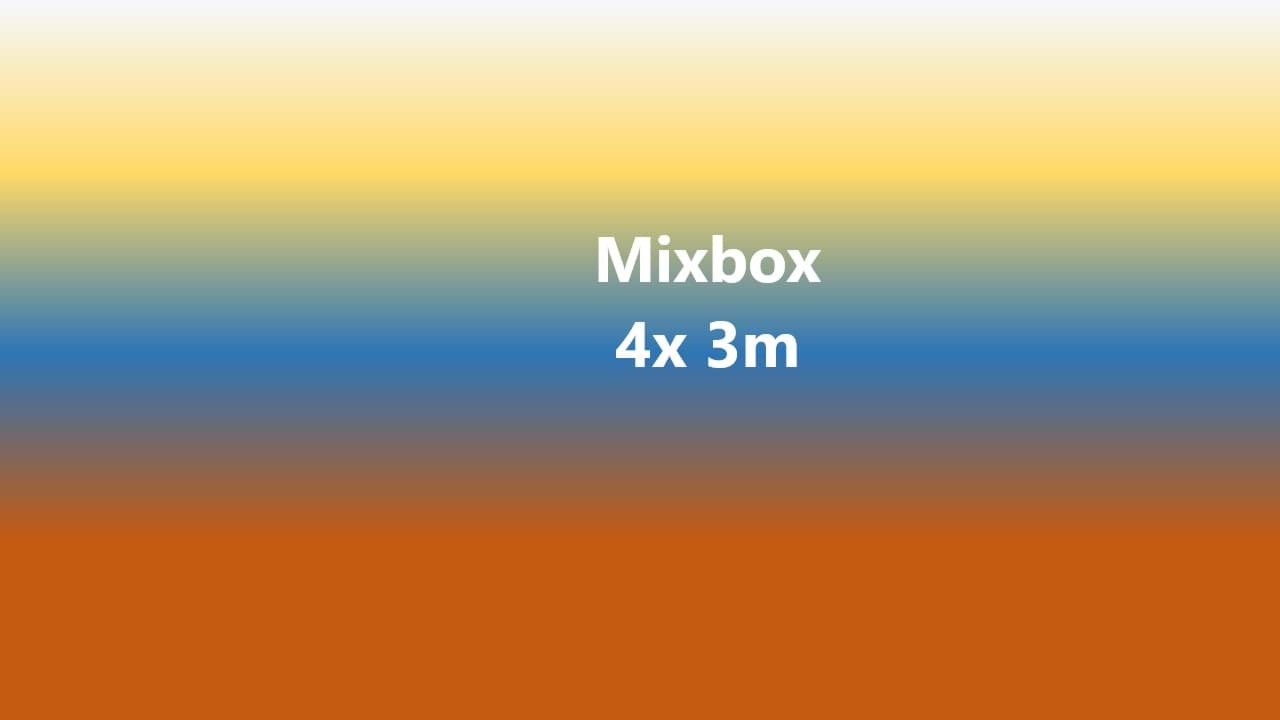 Bild von MIXBOX Gurtband aus Polycotton - 38mm breit, 1,2mm dick - 4 verschiedene Farben - 12m