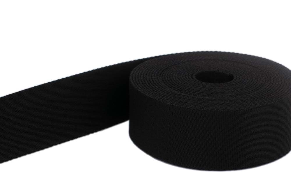 Bild von 4m Gürtelband / Taschenband - 20mm breit - Farbe: schwarz 1