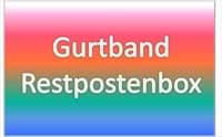 Bild von Restpostenbox 25mm breites PP-Gurtband 1,8mm stark, 25m - 5 verschiedene Farben (UV)