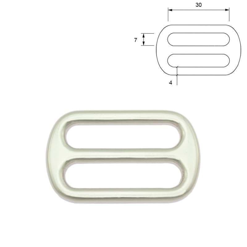 Bild von Regulator aus Zinkdruckguss - 30mm x 7mm Durchlass - 10 Stück